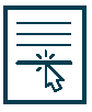 Online form symbol for car finance application process