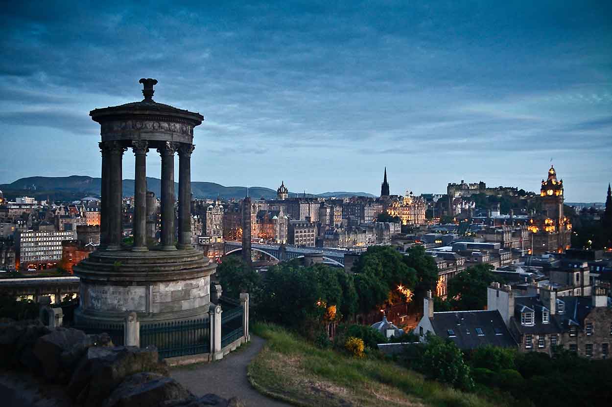 edinburgh castle for staycation in uk