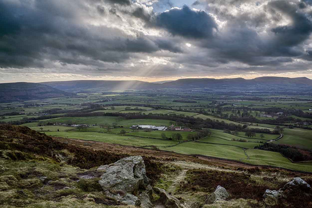 overlooking the north york moors