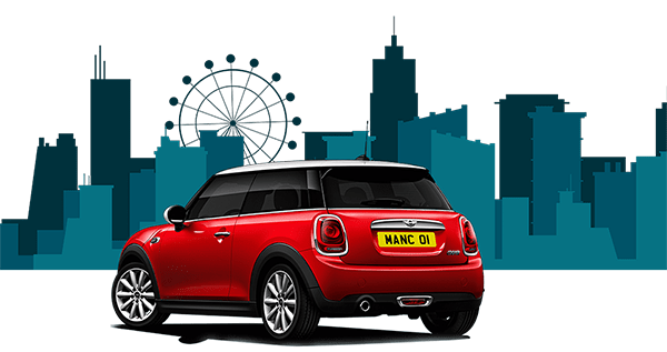 red mini bought using car finance in manchester