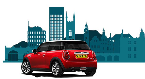 red mini bought using car loan in sheffield