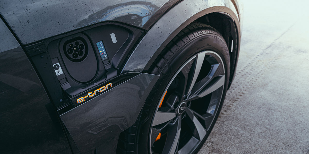 Open charge point after making the switch to an electric car