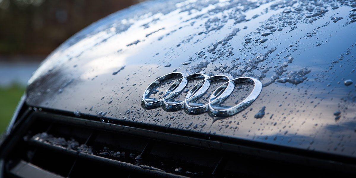 Bonnet of an Audi