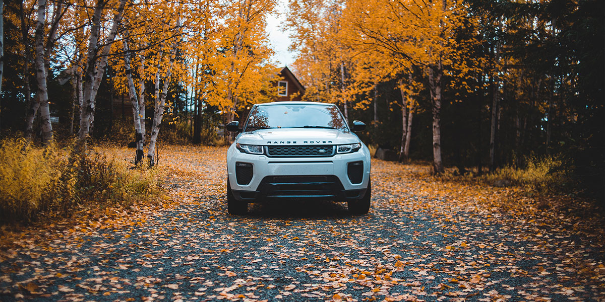 Range Rover in Autumn