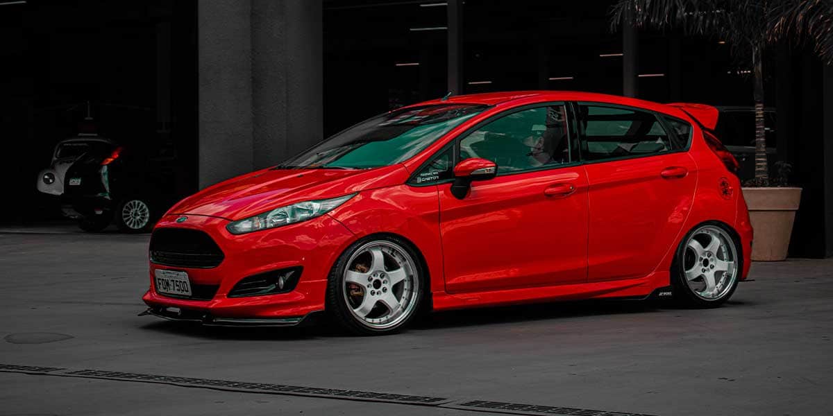 Red Ford Fiesta