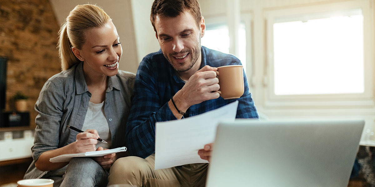 Couple comparing Personal Loan and Car Finance