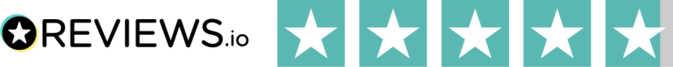 Reviews.io 5 star logo