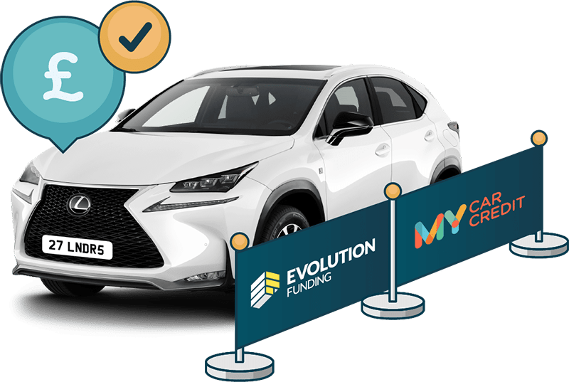 My Car Credit's car with banner