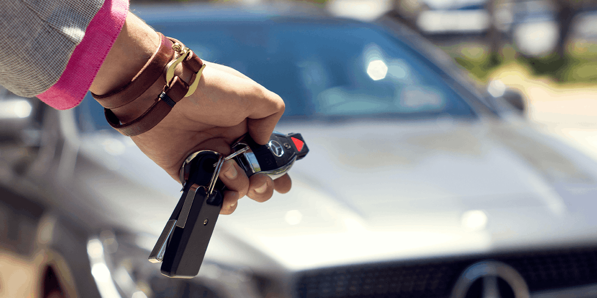 Unlocking a new Mercedes